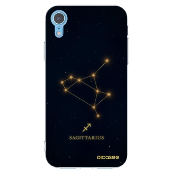 Picasee átlátszó szilikon tok az alábbi mobiltelefonokra Apple iPhone XR - SAGITTARIUS