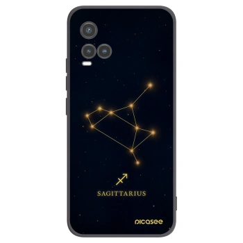 Picasee fekete szilikon tok az alábbi mobiltelefonokra Vivo Y33s - SAGITTARIUS