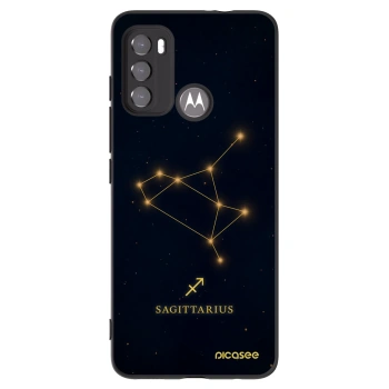 Picasee fekete szilikon tok az alábbi mobiltelefonokra Motorola Moto G60 - SAGITTARIUS