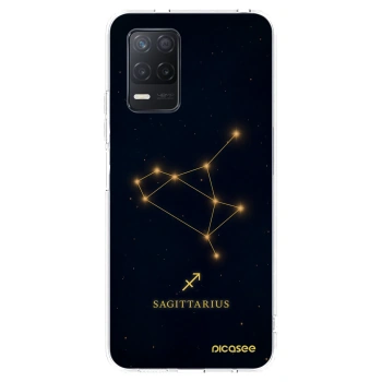 Picasee átlátszó szilikon tok az alábbi mobiltelefonokra Realme 8 5G - SAGITTARIUS