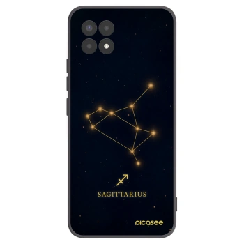 Picasee fekete szilikon tok az alábbi mobiltelefonokra Realme 8i - SAGITTARIUS
