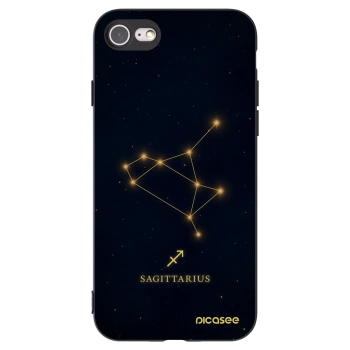 Picasee fekete szilikon tok az alábbi mobiltelefonokra Apple iPhone SE 2022 - SAGITTARIUS