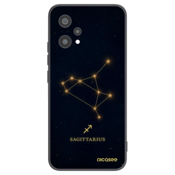 Picasee fekete szilikon tok az alábbi mobiltelefonokra Realme 9 Pro 5G - SAGITTARIUS