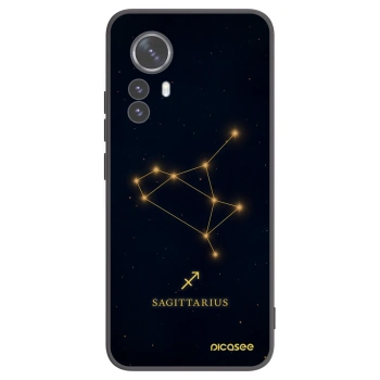 Picasee fekete szilikon tok az alábbi mobiltelefonokra Xiaomi 12 Pro - SAGITTARIUS