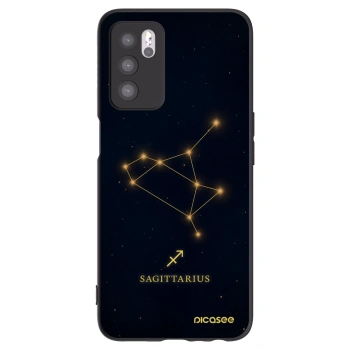 Picasee fekete szilikon tok az alábbi mobiltelefonokra OPPO A16s - SAGITTARIUS