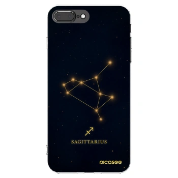 Picasee átlátszó szilikon tok az alábbi mobiltelefonokra Apple iPhone 8 Plus - SAGITTARIUS