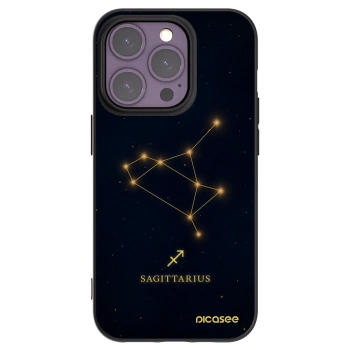 Picasee fekete szilikon tok az alábbi mobiltelefonokra Apple iPhone 14 Pro - SAGITTARIUS