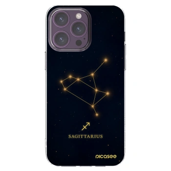 Picasee átlátszó szilikon tok az alábbi mobiltelefonokra Apple iPhone 14 Pro Max - SAGITTARIUS