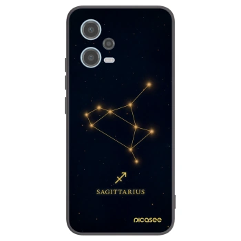 Picasee fekete szilikon tok az alábbi mobiltelefonokra Xiaomi Redmi Note 12 5G - SAGITTARIUS