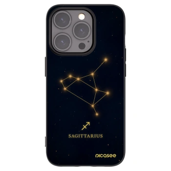 Picasee fekete szilikon tok az alábbi mobiltelefonokra Apple iPhone 15 Pro - SAGITTARIUS