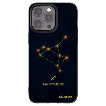 Picasee fekete szilikon tok az alábbi mobiltelefonokra Apple iPhone 15 Pro Max - SAGITTARIUS