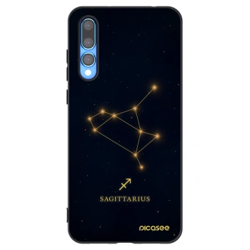 Picasee fekete szilikon tok az alábbi mobiltelefonokra Huawei P20 Pro - SAGITTARIUS