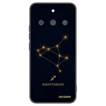Picasee fekete szilikon tok az alábbi mobiltelefonokra Realme 11 Pro+ - SAGITTARIUS