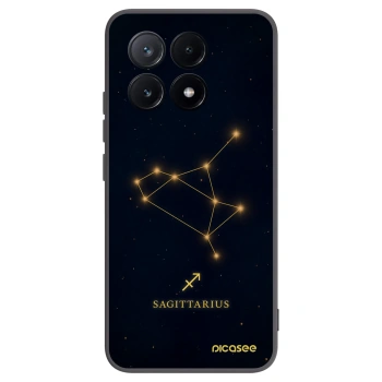Picasee fekete szilikon tok az alábbi mobiltelefonokra Xiaomi Poco X6 Pro - SAGITTARIUS