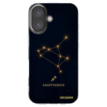 Picasee átlátszó szilikon tok az alábbi mobiltelefonokra Apple iPhone 16 - SAGITTARIUS