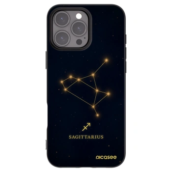 Picasee fekete szilikon tok az alábbi mobiltelefonokra Apple iPhone 16 Pro Max - SAGITTARIUS