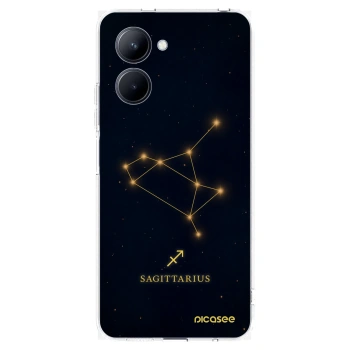 Picasee átlátszó szilikon tok az alábbi mobiltelefonokra Realme C33 (2023) - SAGITTARIUS