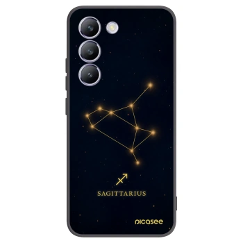Picasee fekete szilikon tok az alábbi mobiltelefonokra Vivo V40 SE 5G - SAGITTARIUS