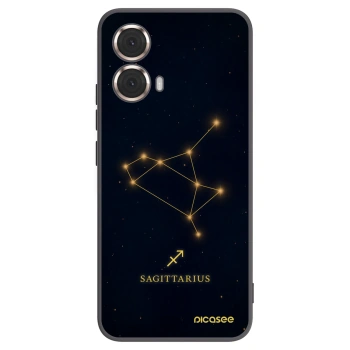 Picasee fekete szilikon tok az alábbi mobiltelefonokra Motorola Moto G85 - SAGITTARIUS