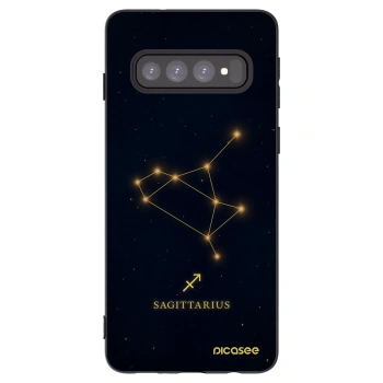 Picasee fekete szilikon tok az alábbi mobiltelefonokra Samsung Galaxy S10 G973 - SAGITTARIUS