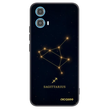 Picasee fekete szilikon tok az alábbi mobiltelefonokra Motorola Moto G34 5G - SAGITTARIUS