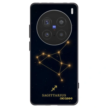 Picasee fekete szilikon tok az alábbi mobiltelefonokra Vivo X200 Pro - SAGITTARIUS