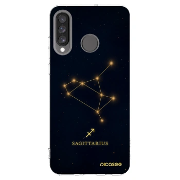 Picasee átlátszó szilikon tok az alábbi mobiltelefonokra Huawei P30 Lite - SAGITTARIUS
