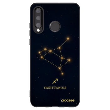Picasee fekete szilikon tok az alábbi mobiltelefonokra Huawei P30 Lite - SAGITTARIUS