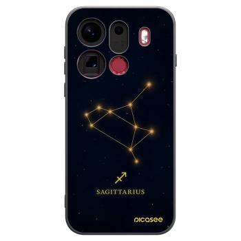Picasee fekete szilikon tok az alábbi mobiltelefonokra OPPO Find X9 Pro - SAGITTARIUS