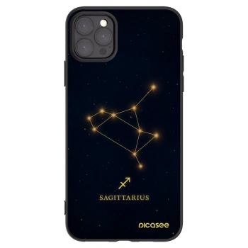 Picasee fekete szilikon tok az alábbi mobiltelefonokra Apple iPhone 11 Pro Max - SAGITTARIUS