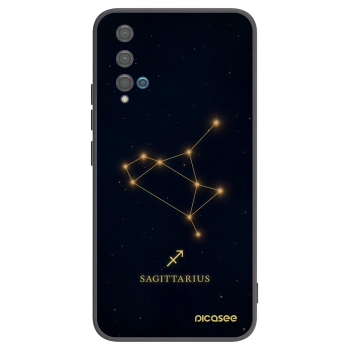 Picasee fekete szilikon tok az alábbi mobiltelefonokra Huawei Nova 5T - SAGITTARIUS
