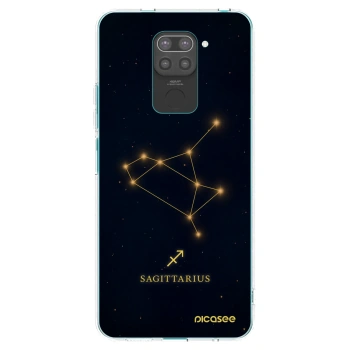 Picasee fekete szilikon tok az alábbi mobiltelefonokra Xiaomi Redmi Note 9 - SAGITTARIUS