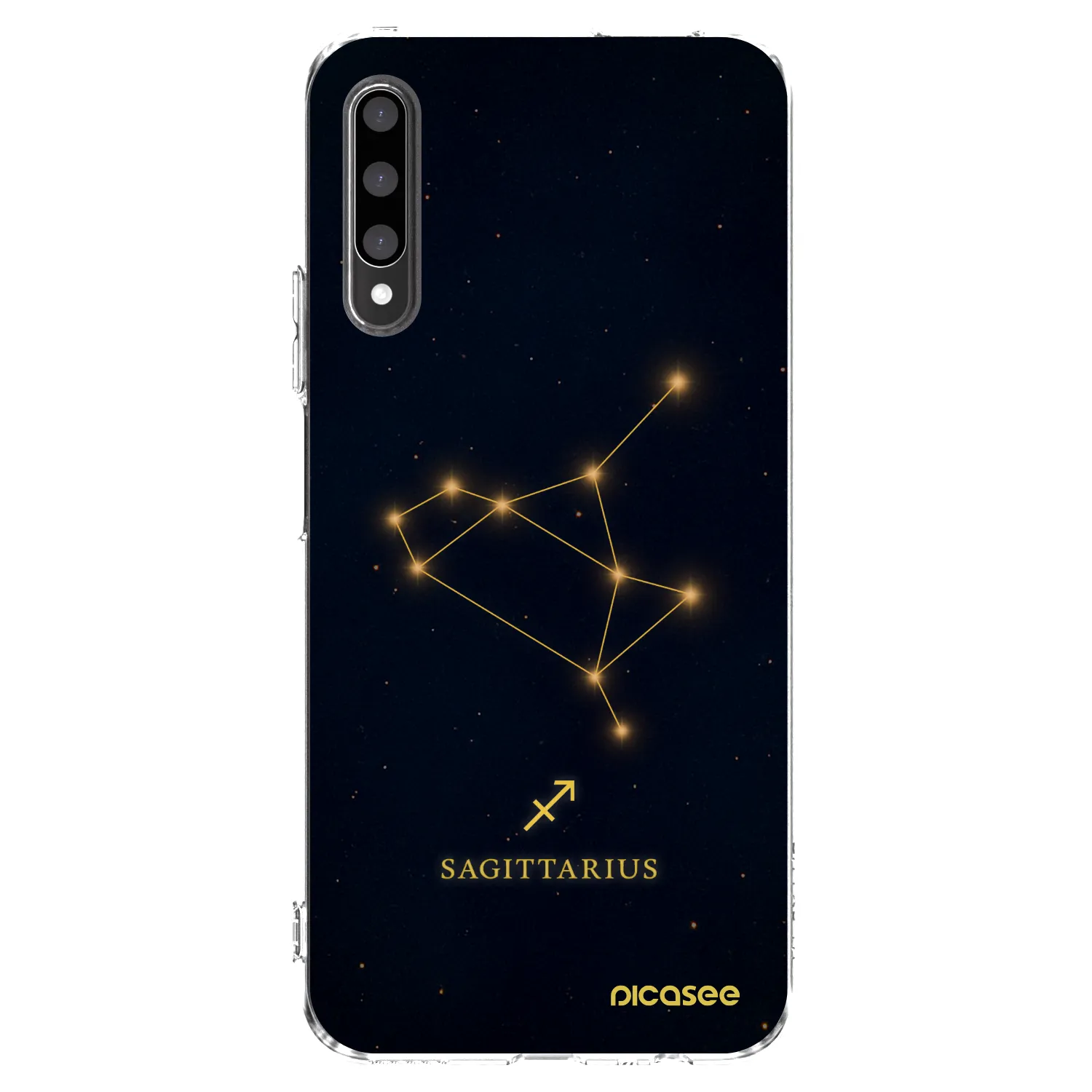 Picasee átlátszó szilikon tok az alábbi mobiltelefonokra Honor 9X Pro - SAGITTARIUS