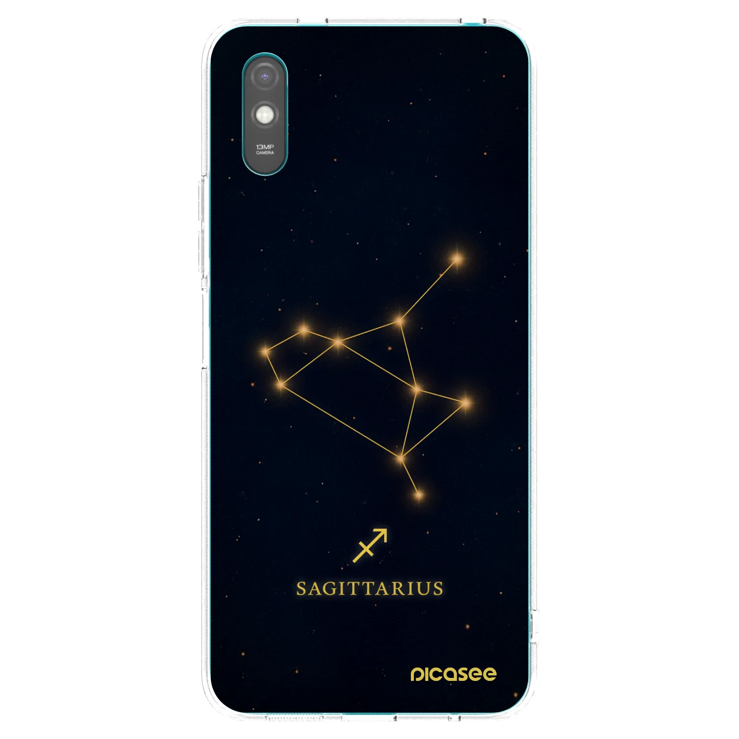 Picasee átlátszó szilikon tok az alábbi mobiltelefonokra Xiaomi Redmi 9A - SAGITTARIUS