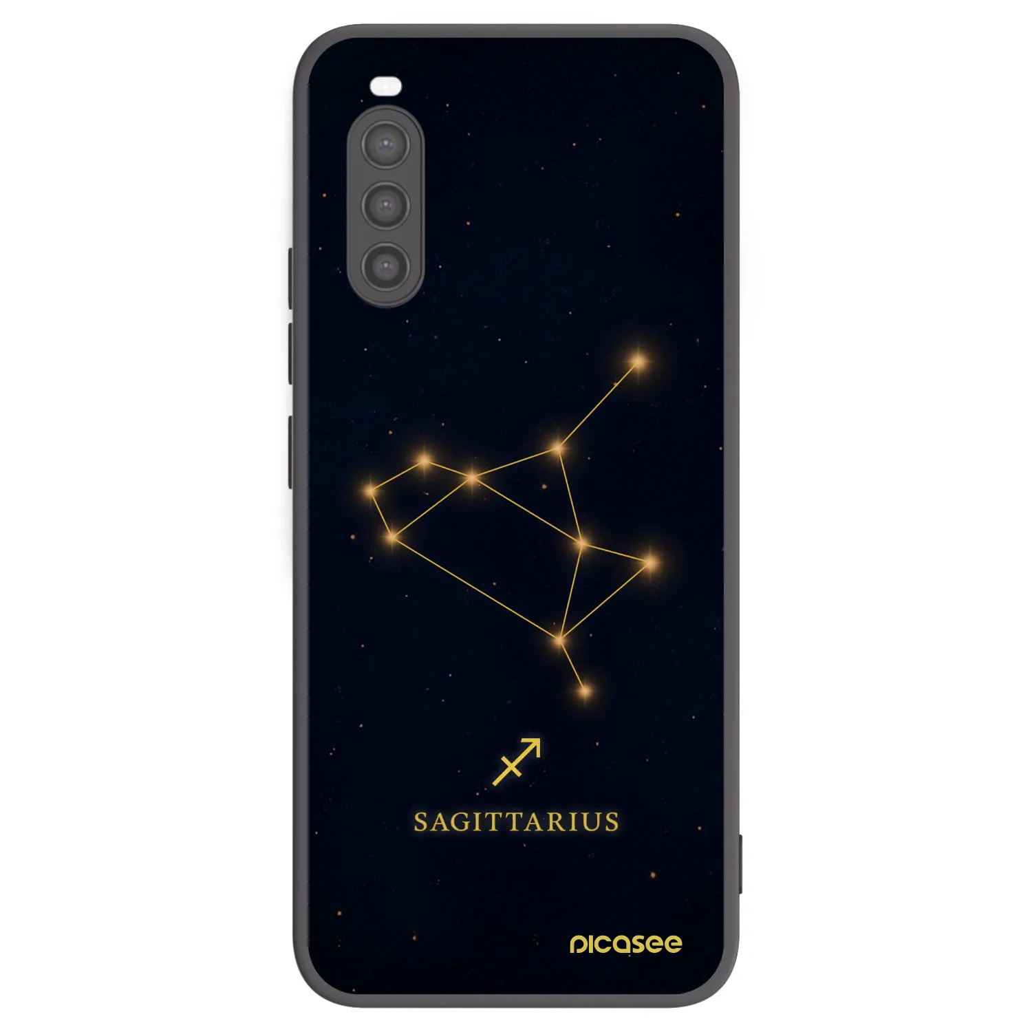 Picasee fekete szilikon tok az alábbi mobiltelefonokra Sony Xperia 10 II - SAGITTARIUS