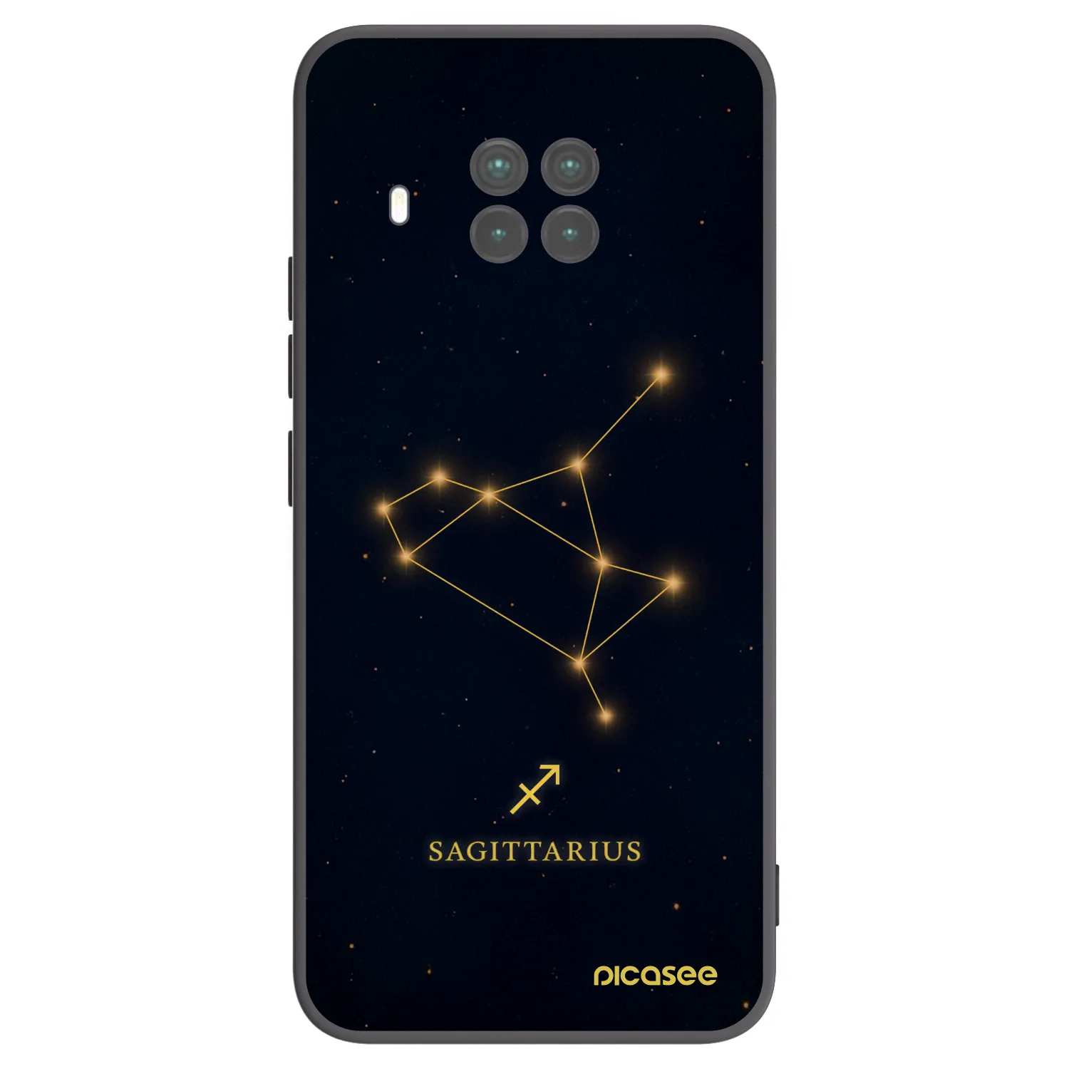 Picasee fekete szilikon tok az alábbi mobiltelefonokra Xiaomi Mi 10T Lite - SAGITTARIUS
