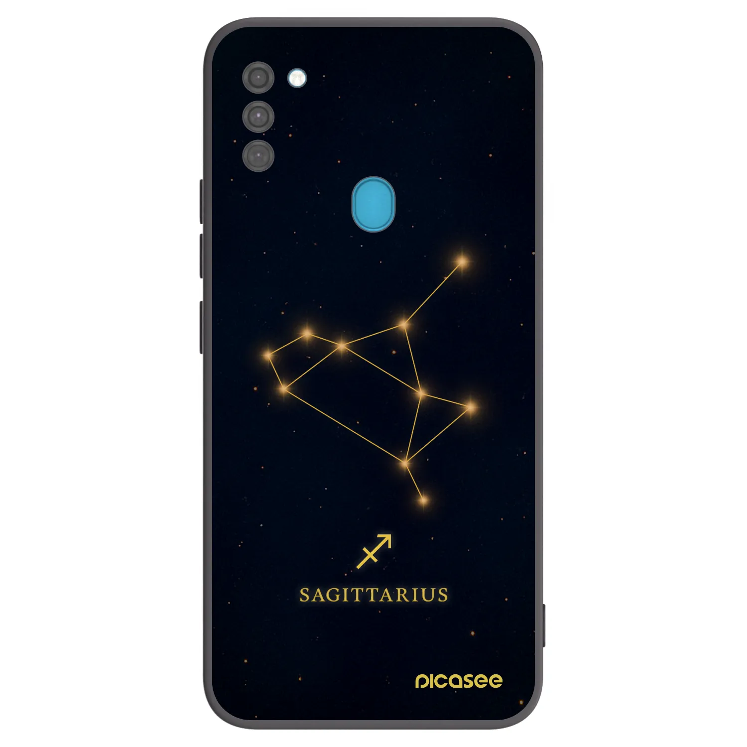 Picasee fekete szilikon tok az alábbi mobiltelefonokra Samsung Galaxy M11 - SAGITTARIUS