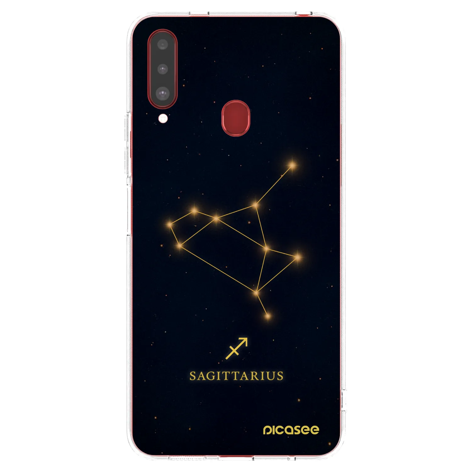 Picasee átlátszó szilikon tok az alábbi mobiltelefonokra Samsung Galaxy A20s - SAGITTARIUS