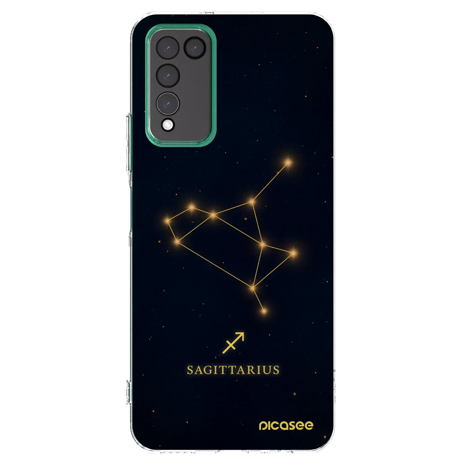 Picasee átlátszó szilikon tok az alábbi mobiltelefonokra Honor 10X Lite - SAGITTARIUS