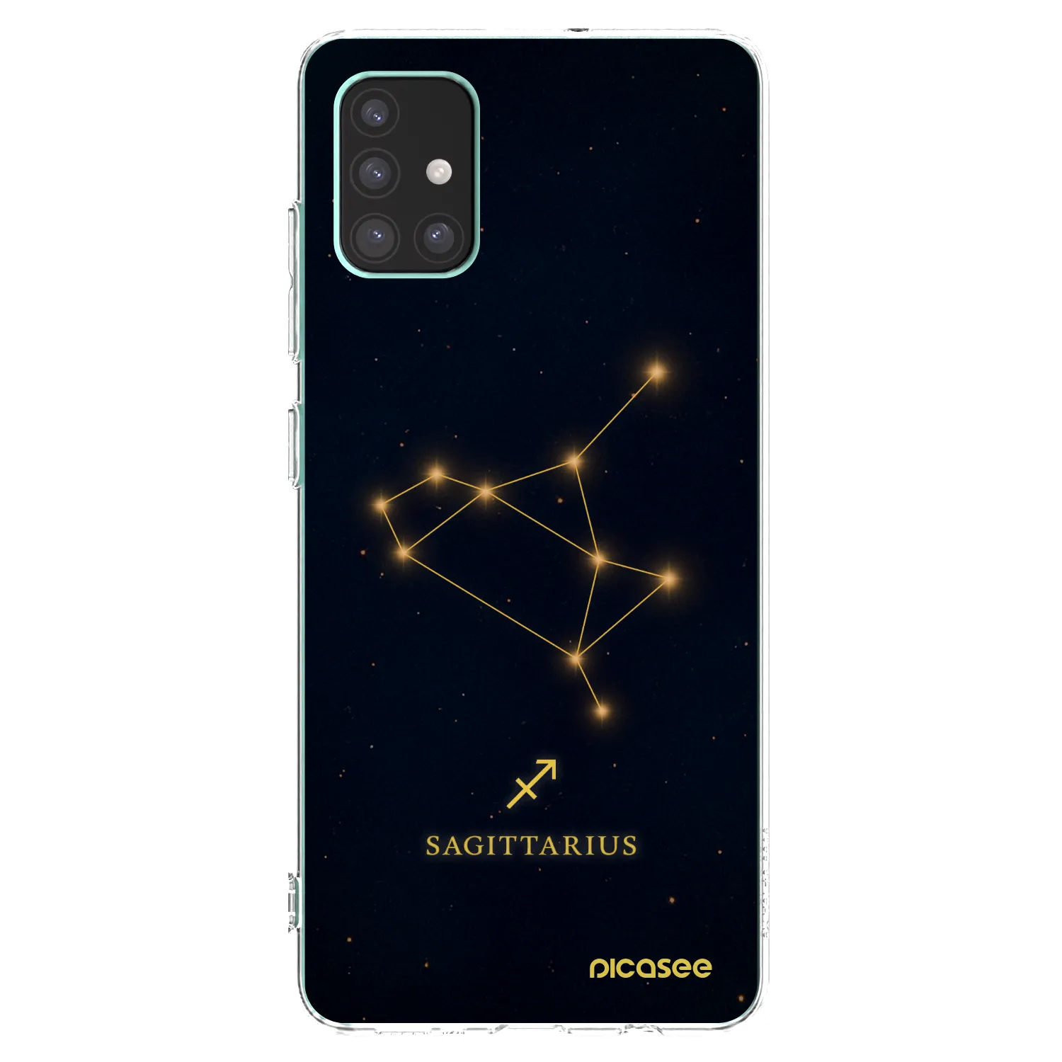 Picasee átlátszó szilikon tok az alábbi mobiltelefonokra Samsung Galaxy M51 M515F - SAGITTARIUS