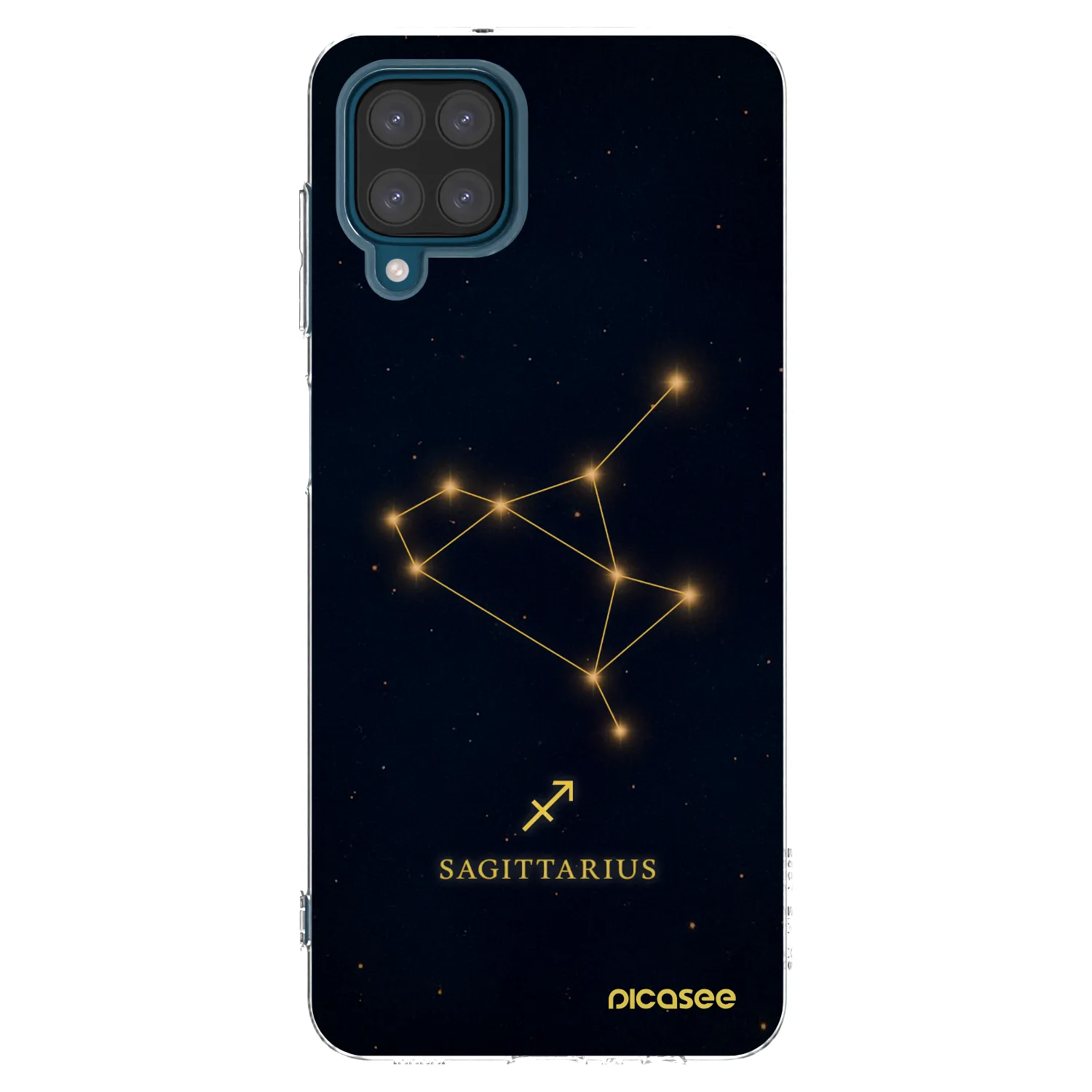 Picasee átlátszó szilikon tok az alábbi mobiltelefonokra Samsung Galaxy A12 A125F - SAGITTARIUS