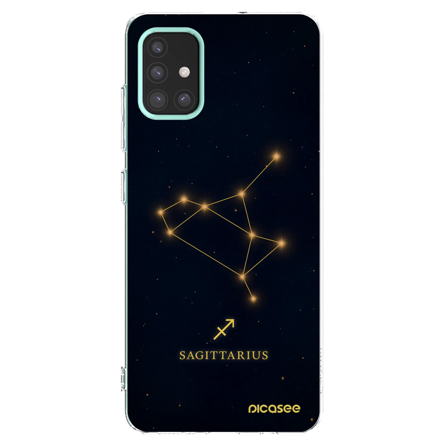 Picasee átlátszó szilikon tok az alábbi mobiltelefonokra Samsung Galaxy M31s - SAGITTARIUS