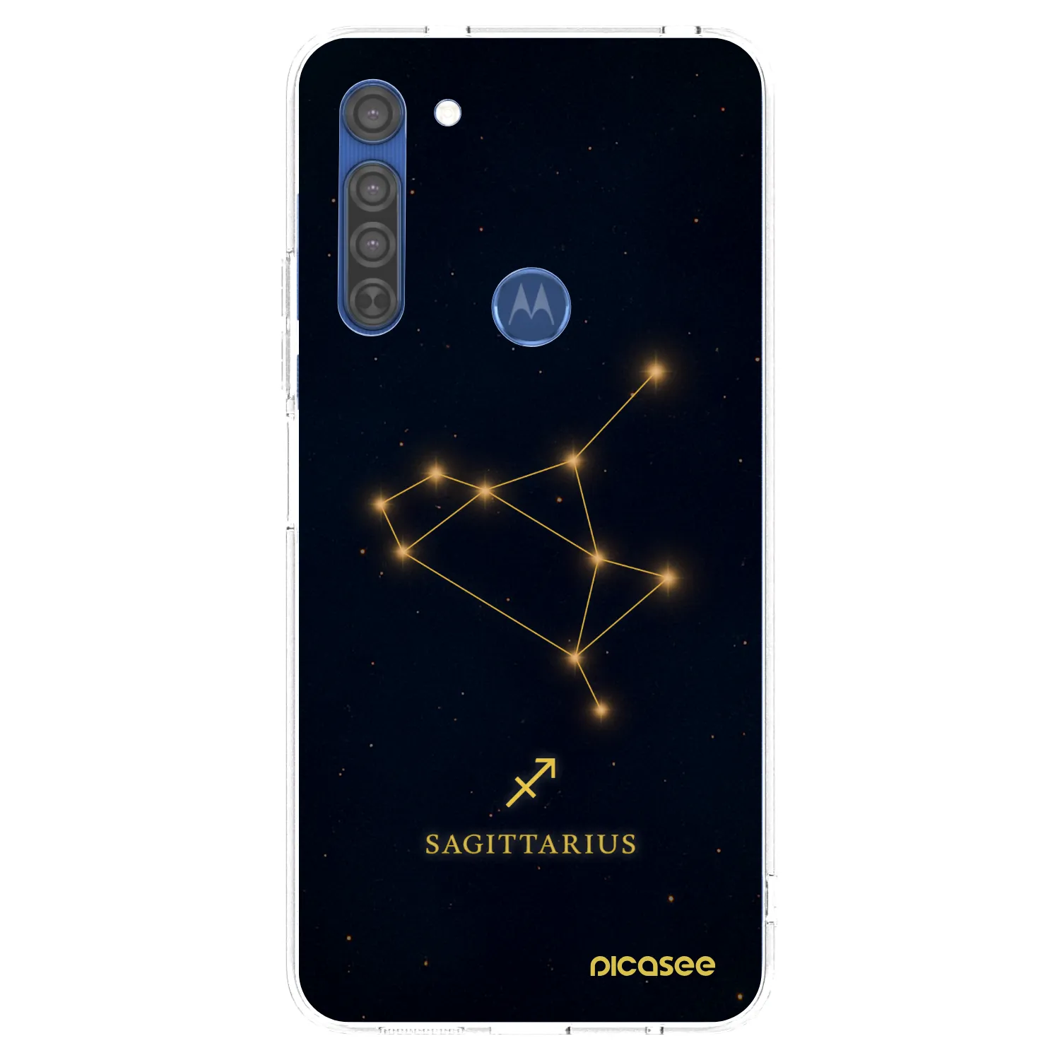 Picasee átlátszó szilikon tok az alábbi mobiltelefonokra Motorola Moto G8 - SAGITTARIUS