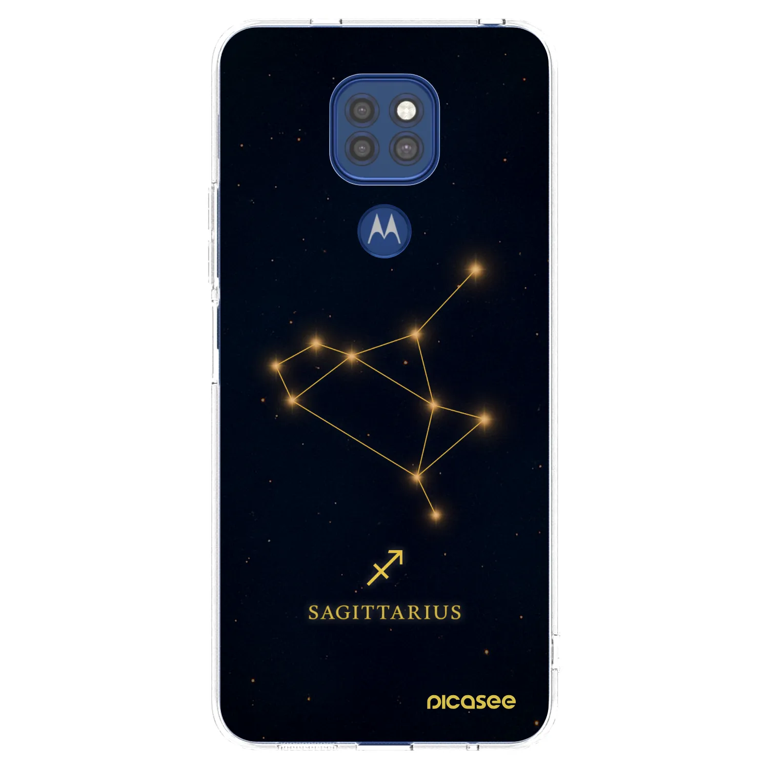 Picasee átlátszó szilikon tok az alábbi mobiltelefonokra Motorola Moto G9 Play - SAGITTARIUS