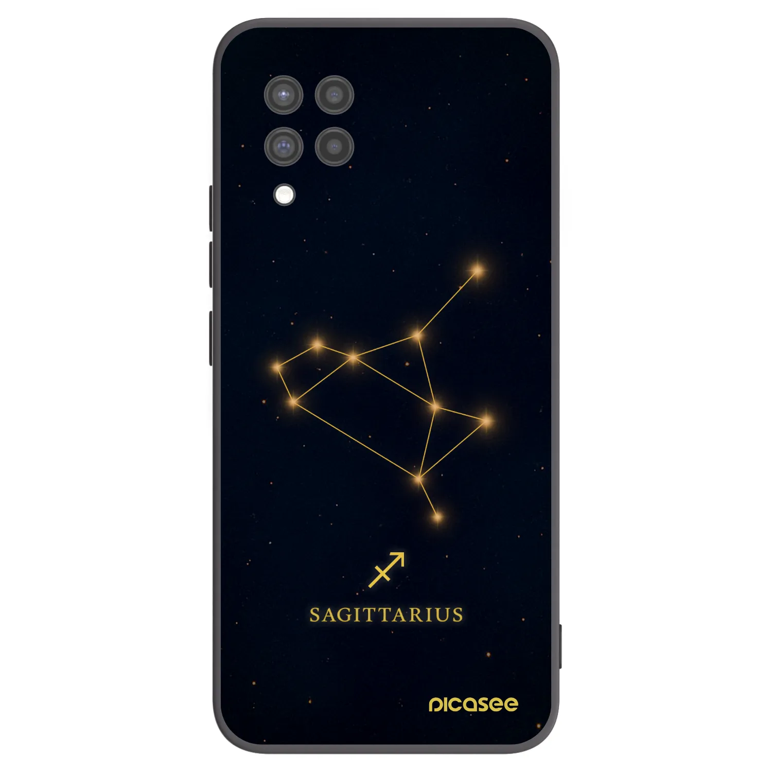 Picasee fekete szilikon tok az alábbi mobiltelefonokra Samsung Galaxy A42 A426B - SAGITTARIUS
