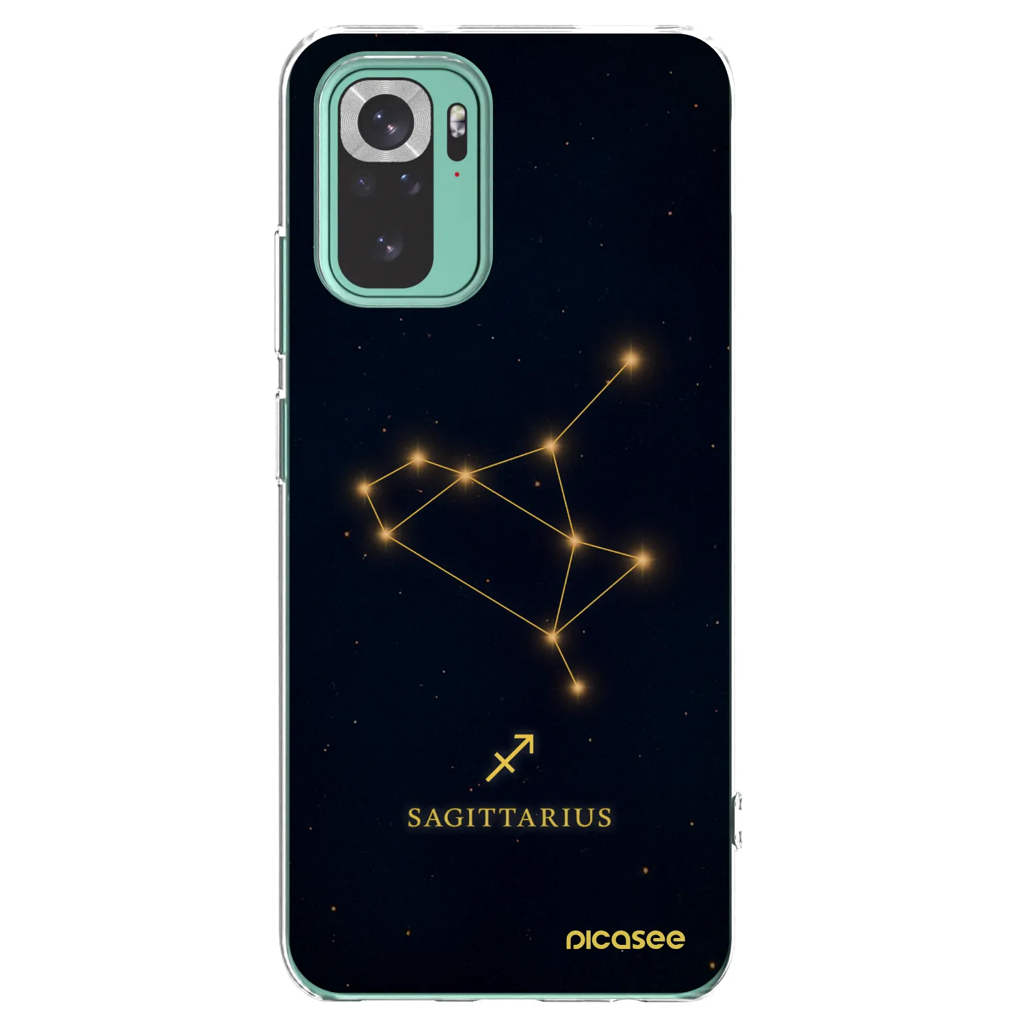 Picasee átlátszó szilikon tok az alábbi mobiltelefonokra Xiaomi Redmi Note 10 Pro - SAGITTARIUS
