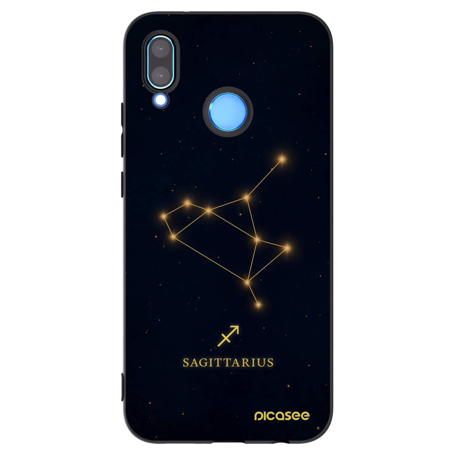 Picasee fekete szilikon tok az alábbi mobiltelefonokra Huawei Mate 40 Pro - SAGITTARIUS