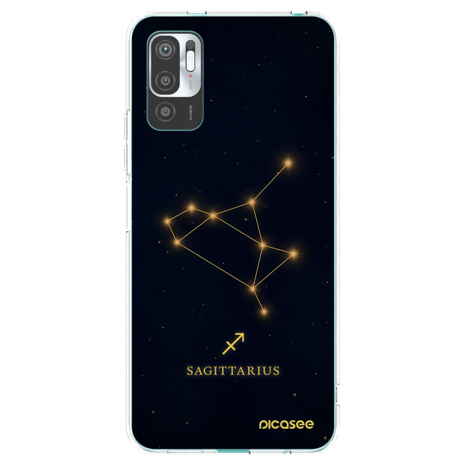 Picasee átlátszó szilikon tok az alábbi mobiltelefonokra Xiaomi Redmi Note 10 5G - SAGITTARIUS