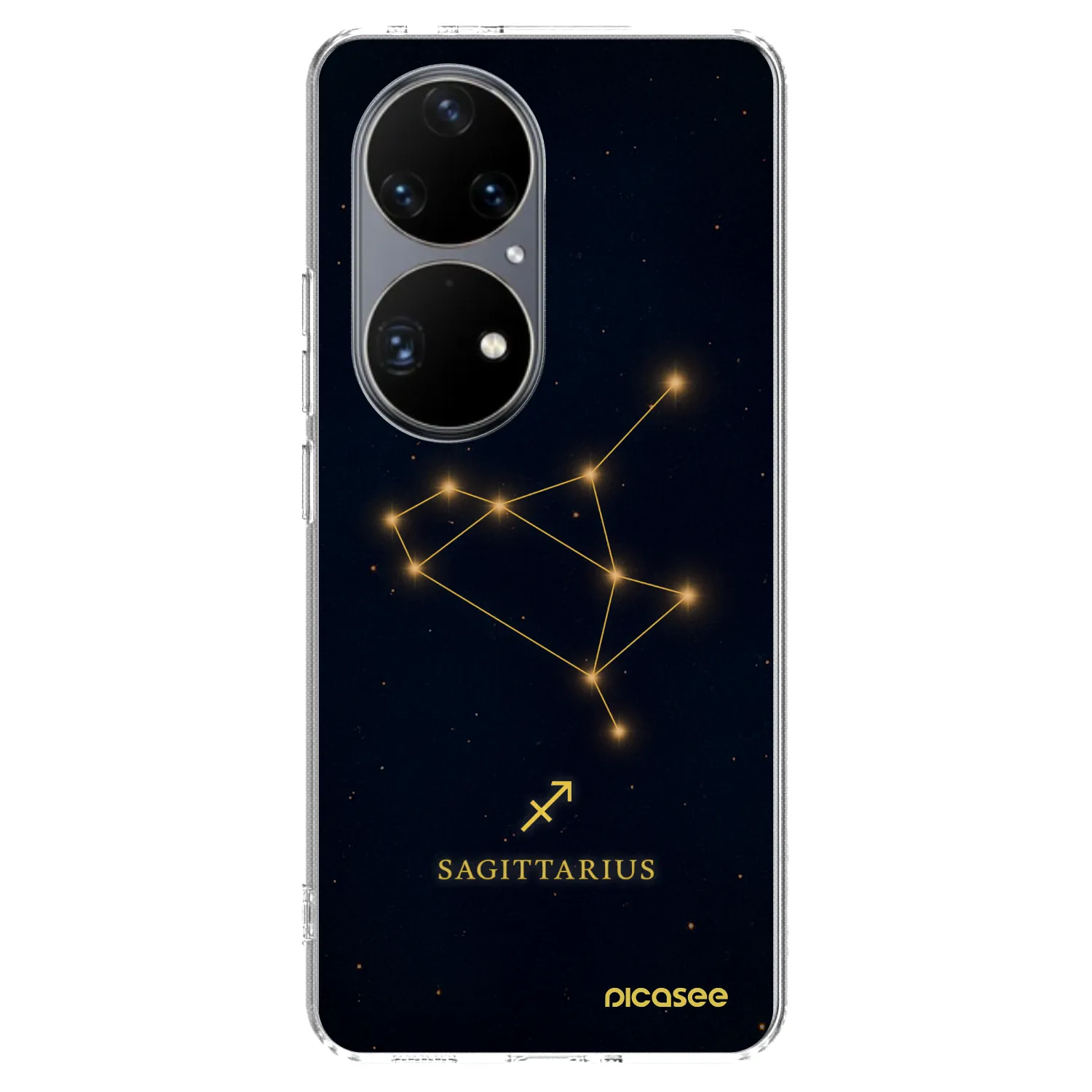 Picasee átlátszó szilikon tok az alábbi mobiltelefonokra Huawei P50 - SAGITTARIUS