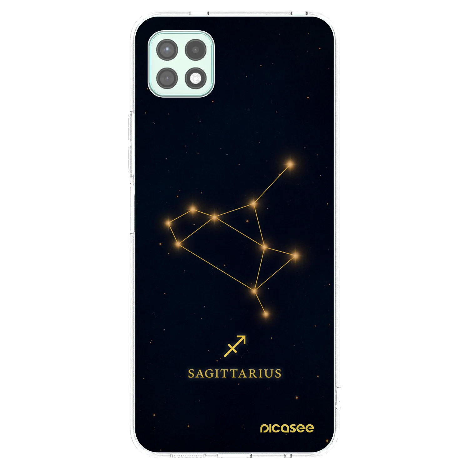 Picasee átlátszó szilikon tok az alábbi mobiltelefonokra Samsung Galaxy A22 A226B 5G - SAGITTARIUS